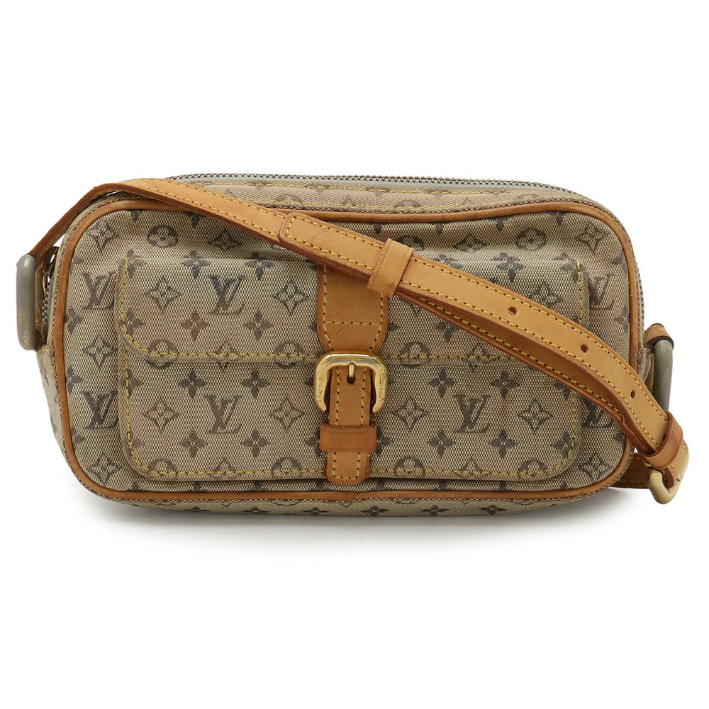 LOUIS VUITTON Monogram Juliette Crossbody Bag Canvas Leather Blue